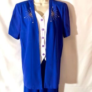 Michael Blake Two-piece Pantsuit